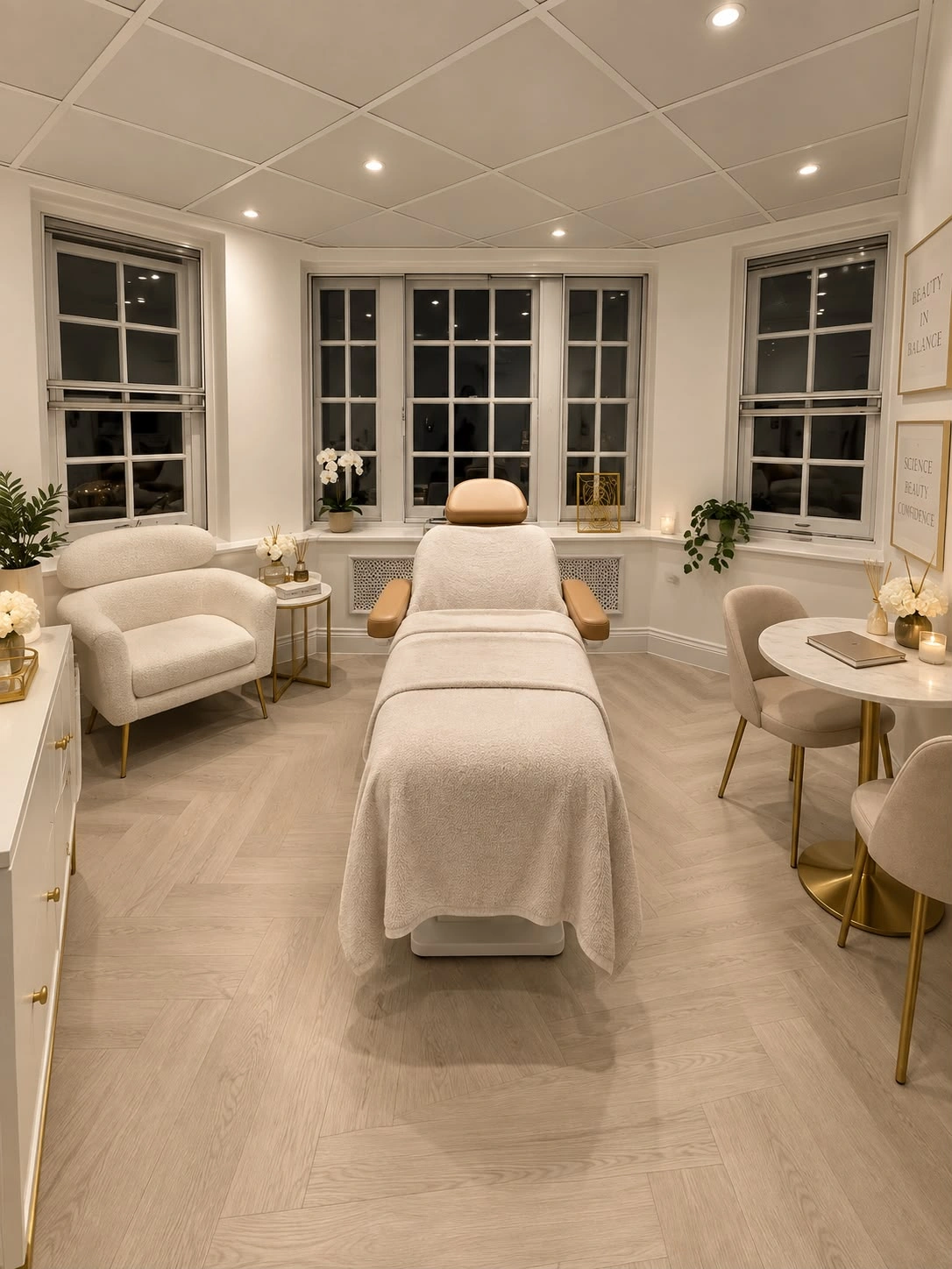 The Sthe Aesthetics treatment room in Holborn, London
